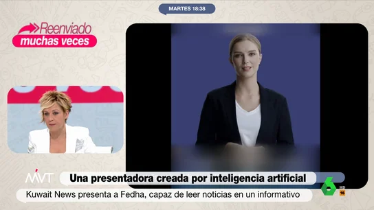Cristina Pardo carga contra la presentadora creada con inteligencia artificial: "Carece de expresión y no mueve ni las manos" Cristina Pardo carga contra la presentadora creada con inteligencia artificial: "Carece de expresión y no mueve ni las manos"