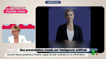 Cristina Pardo carga contra la presentadora creada con inteligencia artificial: "Carece de expresión y no mueve ni las manos"