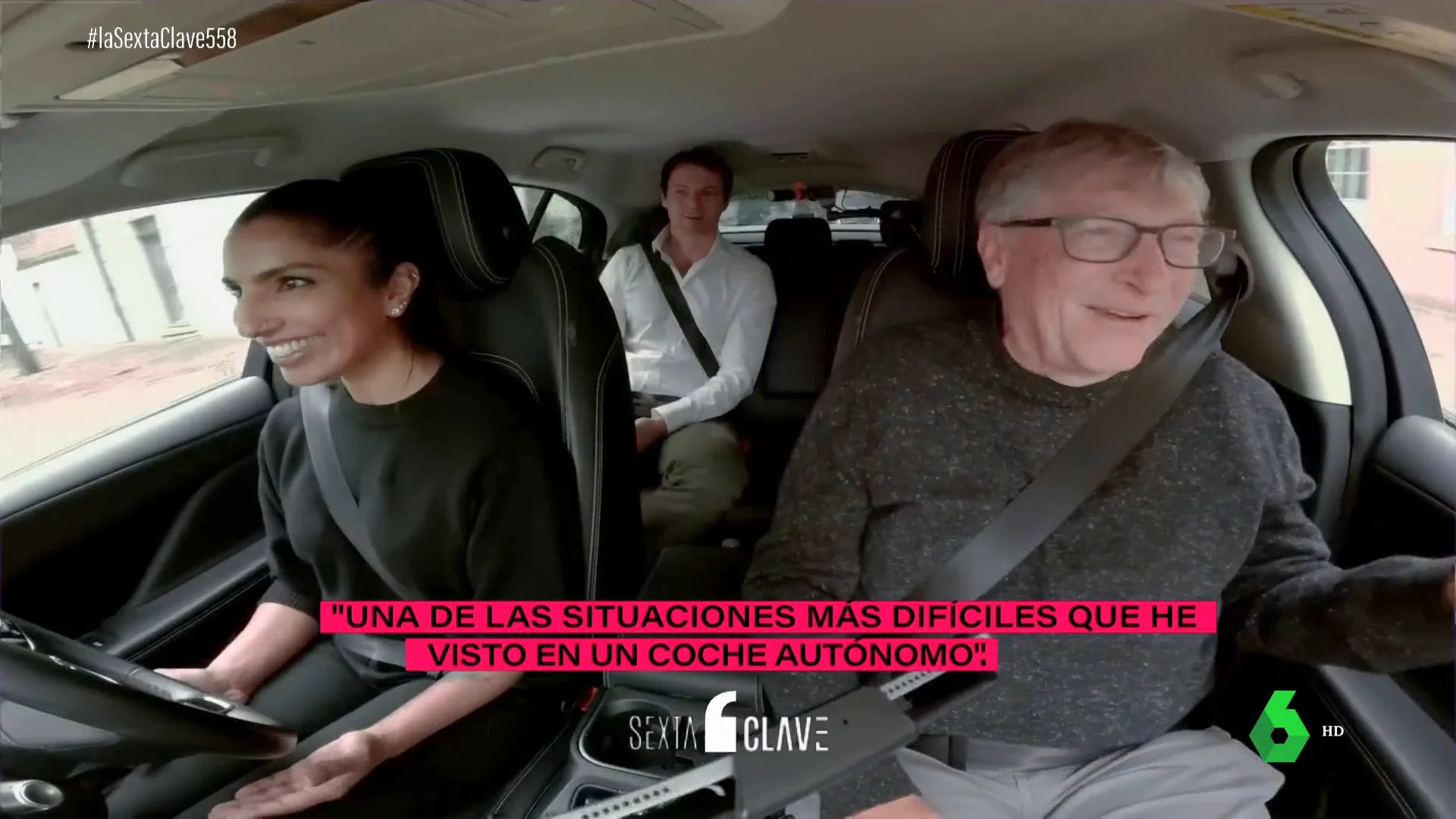 La reacción de Bill Gates al subirse a un coche 100% autónomo: "Estamos cerca del punto de inflexión"