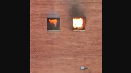 El incendio. El incendio.