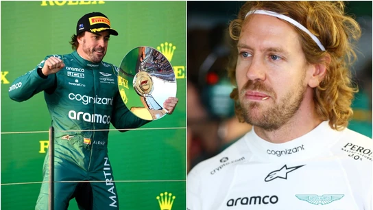 Fernando Alonso y Sebastian Vettel Fernando Alonso y Sebastian Vettel