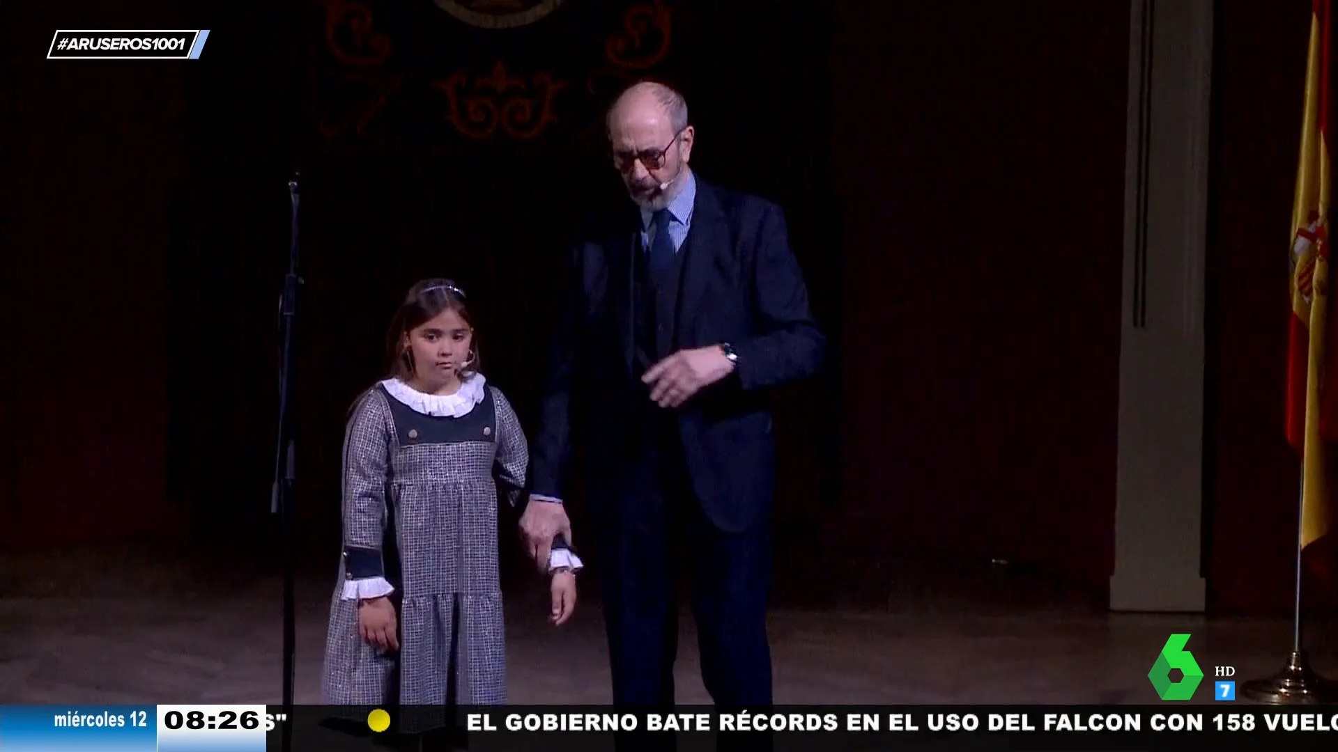 La inesperada broma de Miguel Rellán al rey Felipe VI en una presentación en directo en el Ateneo