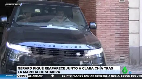 Así reaparecen Gerard Piqué y Clara Chía tras la marcha de Shakira de España