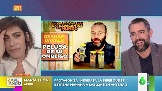 María León, cuando Dani Mateo le ofrece el teléfono del hombre que colecciona pelusas de ombligo  María León, cuando Dani Mateo le ofrece el teléfono del hombre que colecciona pelusas de ombligo