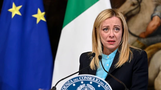 La primera ministra de Italia, Giorgia Meloni. La primera ministra de Italia, Giorgia Meloni.