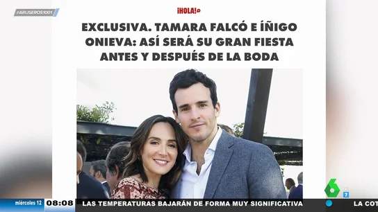 Tamara Falcó e Íñigo Onieva: así será su boda de tres días, una fiesta en el hotel Ritz y 450 invitados Tamara Falcó e Íñigo Onieva: así será su boda de tres días, una fiesta en el hotel Ritz y 450 invitados