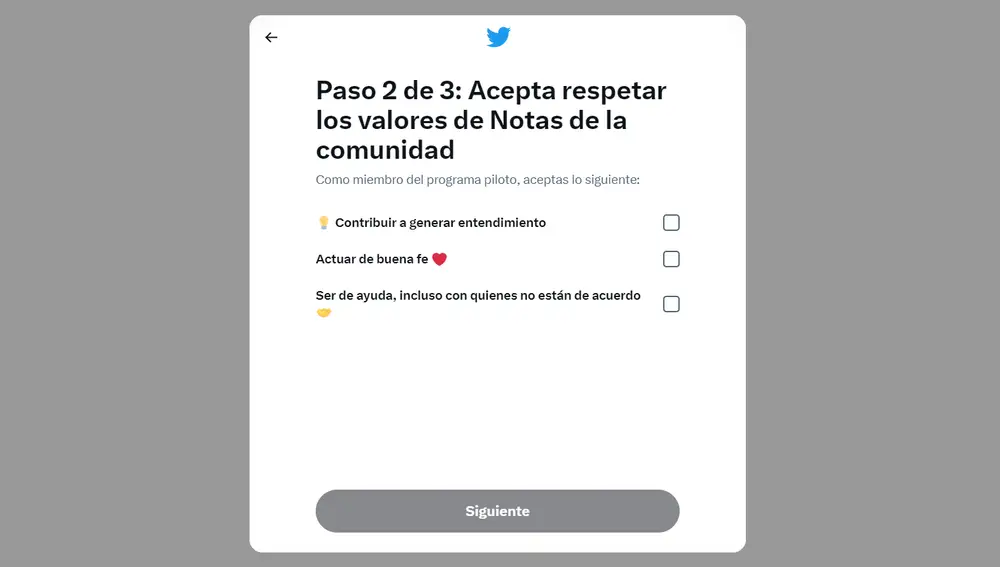 Paso 2 para acceder a Notas de la comunidad de Twitter Paso 2 para acceder a Notas de la comunidad de Twitter