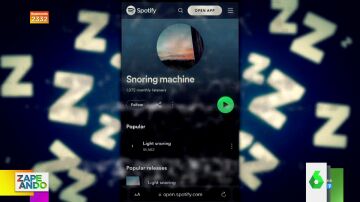'Snoring machine': la lista de Spotify creada por una tiktoker con los ronquidos de su novio