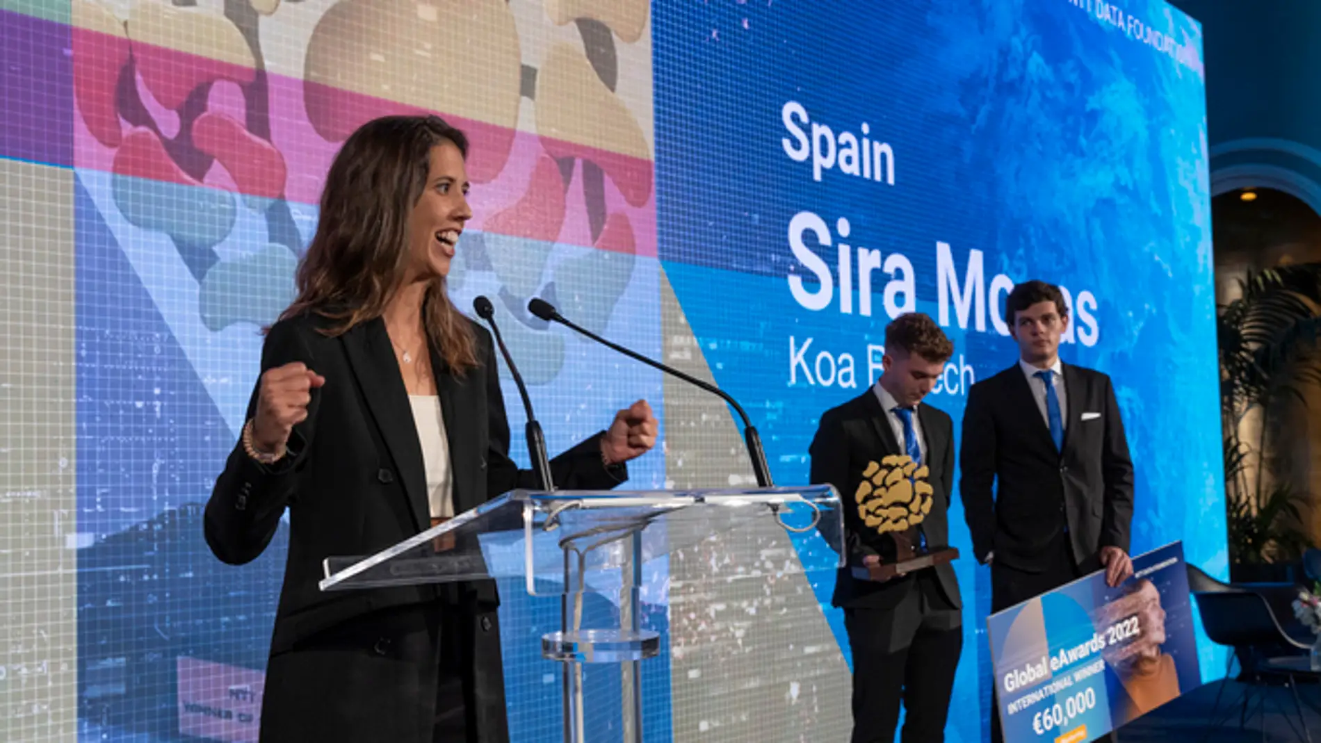 Sira Mogas, fundadora de KOA Biotech y ganadora en 2022 de los XXI Global eAwards