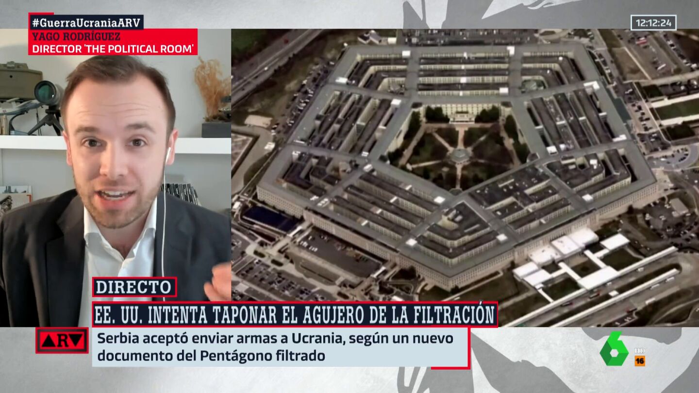 Las sospechas de Yago Rodr&iacute;guez sobre la filtraci&oacute;n de los documentos del Pent&aacute;gono
