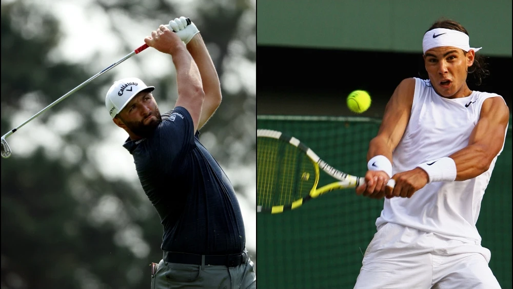 Jon Rahm y Rafa nadal