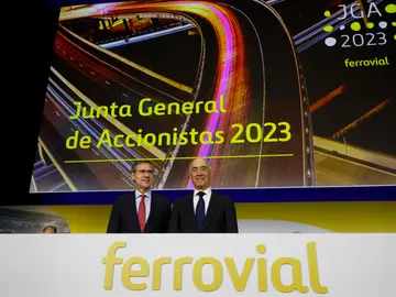 Junta de accionistas de Ferrovial en abril de 2023