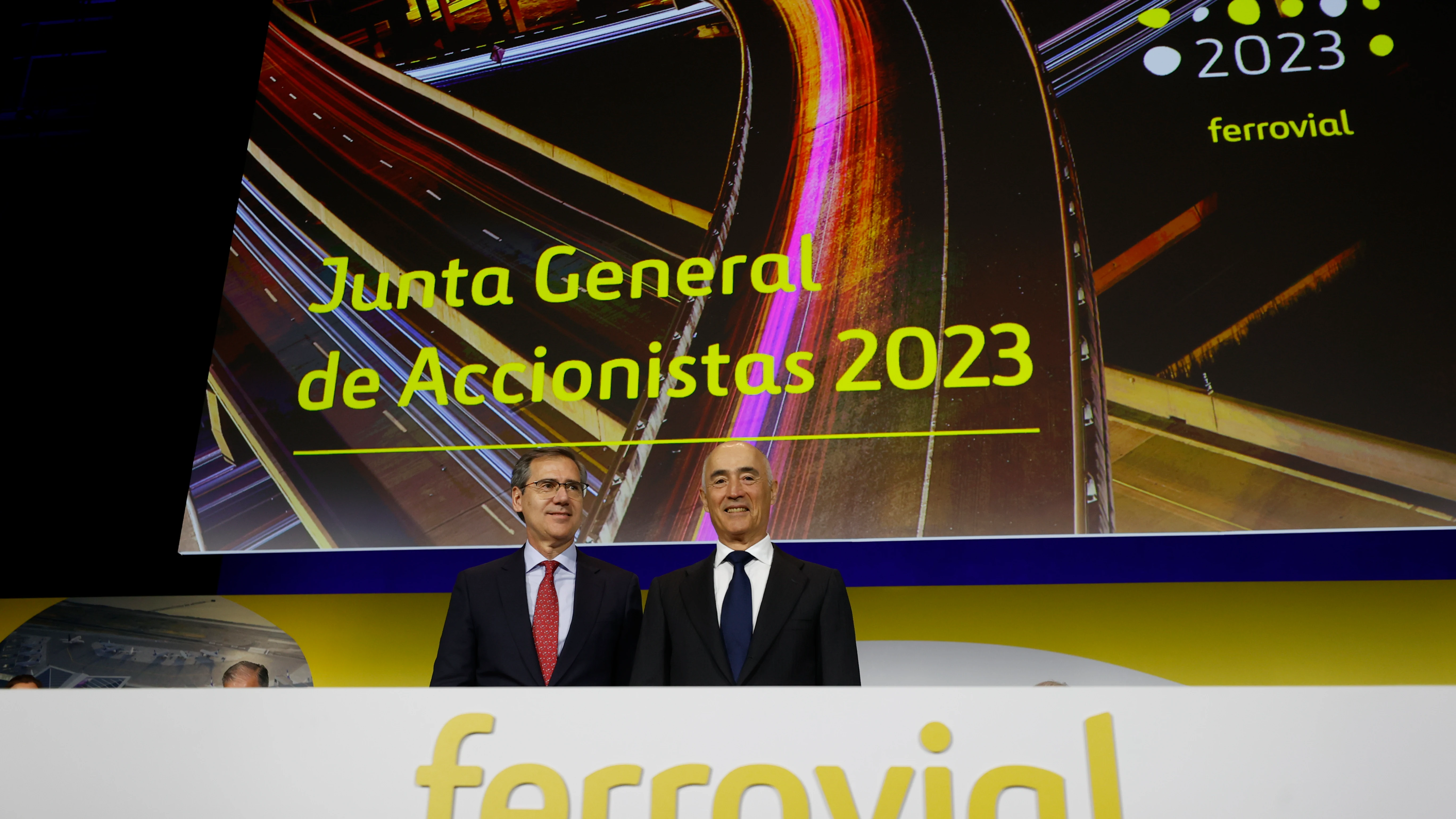 Junta de accionistas de Ferrovial en abril de 2023