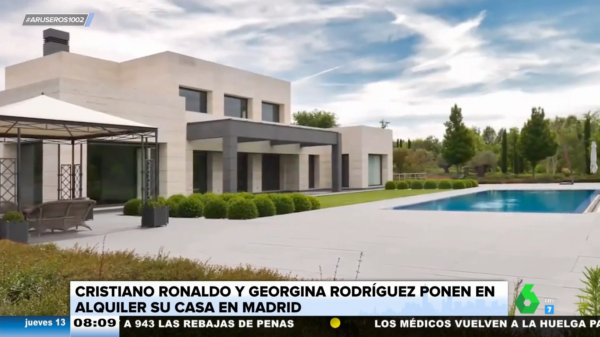 Así es la mansión de Cristiano Ronaldo y Georgina Rodríguez que alquilan en La Finca por 10.000 euros al mes