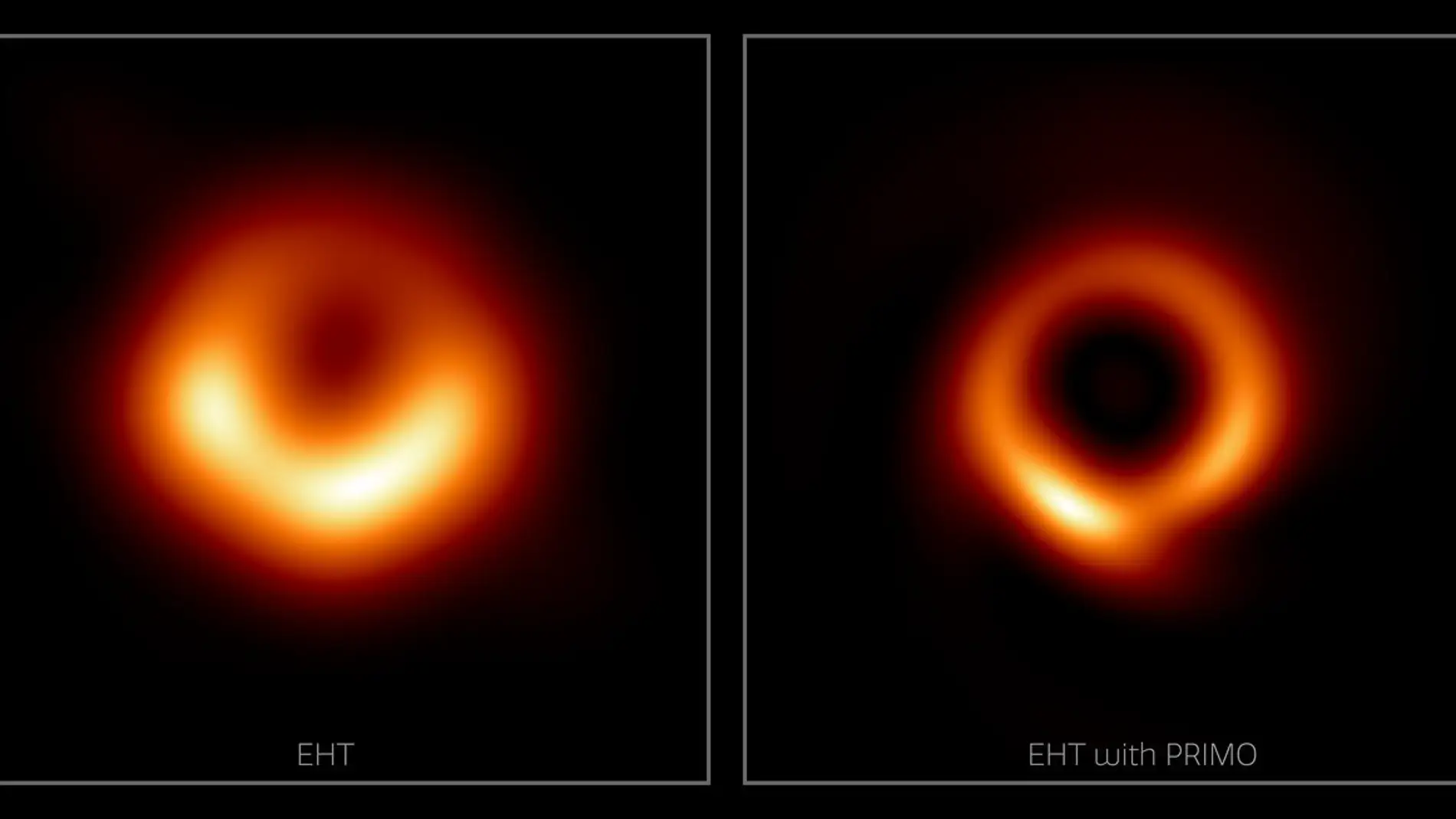Imagen del agujero negro supermasivo en el centro de Messier 87