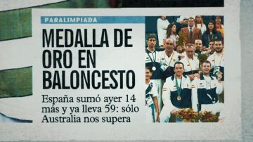 Esta fue la portada de Marca en la que solo 2 españoles del Baloncesto paralímpico de Sydney 2000 tenían discapacidad