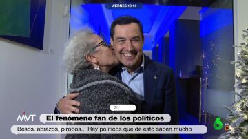 Besos y abrazos, piropos, mensajes en escayolas... los políticos españoles que levantan "pasiones" entre sus fans