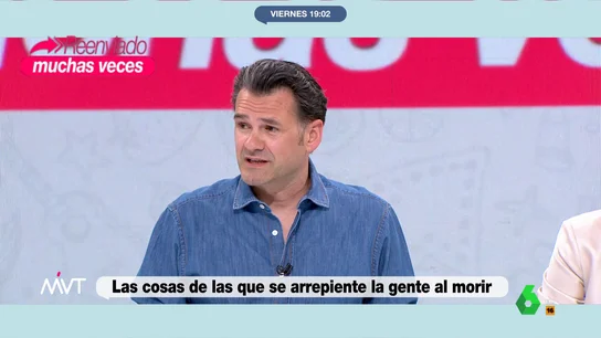 La cómica respuesta de Iñaki López cuando le preguntan si cambiaría su vida al saber que se va a morir en un año La cómica respuesta de Iñaki López cuando le preguntan si cambiaría su vida al saber que se va a morir en un año