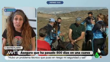 Beatriz Flamini reconoce que vio el sol en los 8 días que salió de la cueva y contó al técnico los problemas del router: "No hubo contacto"