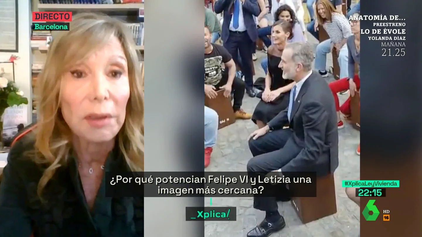 Pilar Eyre, crítica con la visita del rey: "Pone palos en las ruedas al acercamiento de la familia real con los ciudadanos" Pilar Eyre, crítica con la visita del rey: "Pone palos en las ruedas al acercamiento de la familia real con los ciudadanos"