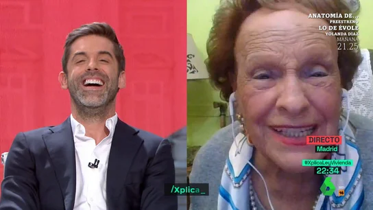 La espontánea ocurrencia de Maruja que provoca carcajadas en el plató de laSexta Xplica: "¿Pero no me vas a preguntar más?" La espontánea ocurrencia de Maruja que provoca carcajadas en el plató de laSexta Xplica: "¿Pero no me vas a preguntar más?"