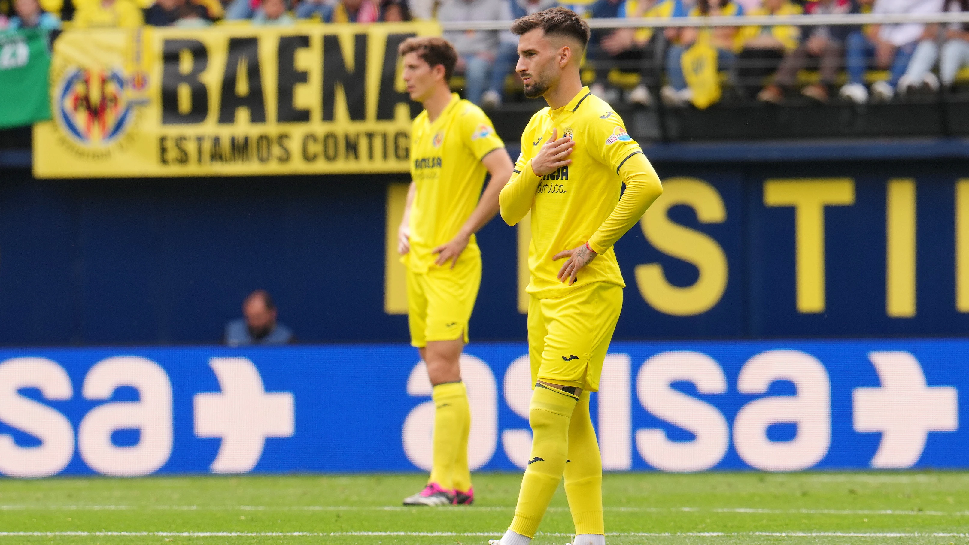 Álex Baena, en el Villarreal - Real Valladolid. 