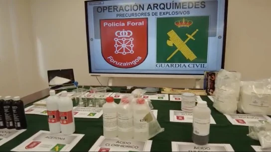 Desmantelado un laboratorio clandestino de fabricación de explosivos en la Cuenca de Pamplona Desmantelado un laboratorio clandestino de fabricación de explosivos en la Cuenca de Pamplona