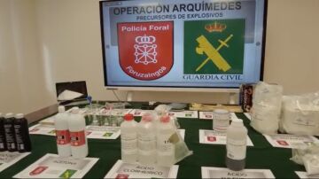 Desmantelado un laboratorio clandestino de fabricación de explosivos en la Cuenca de Pamplona