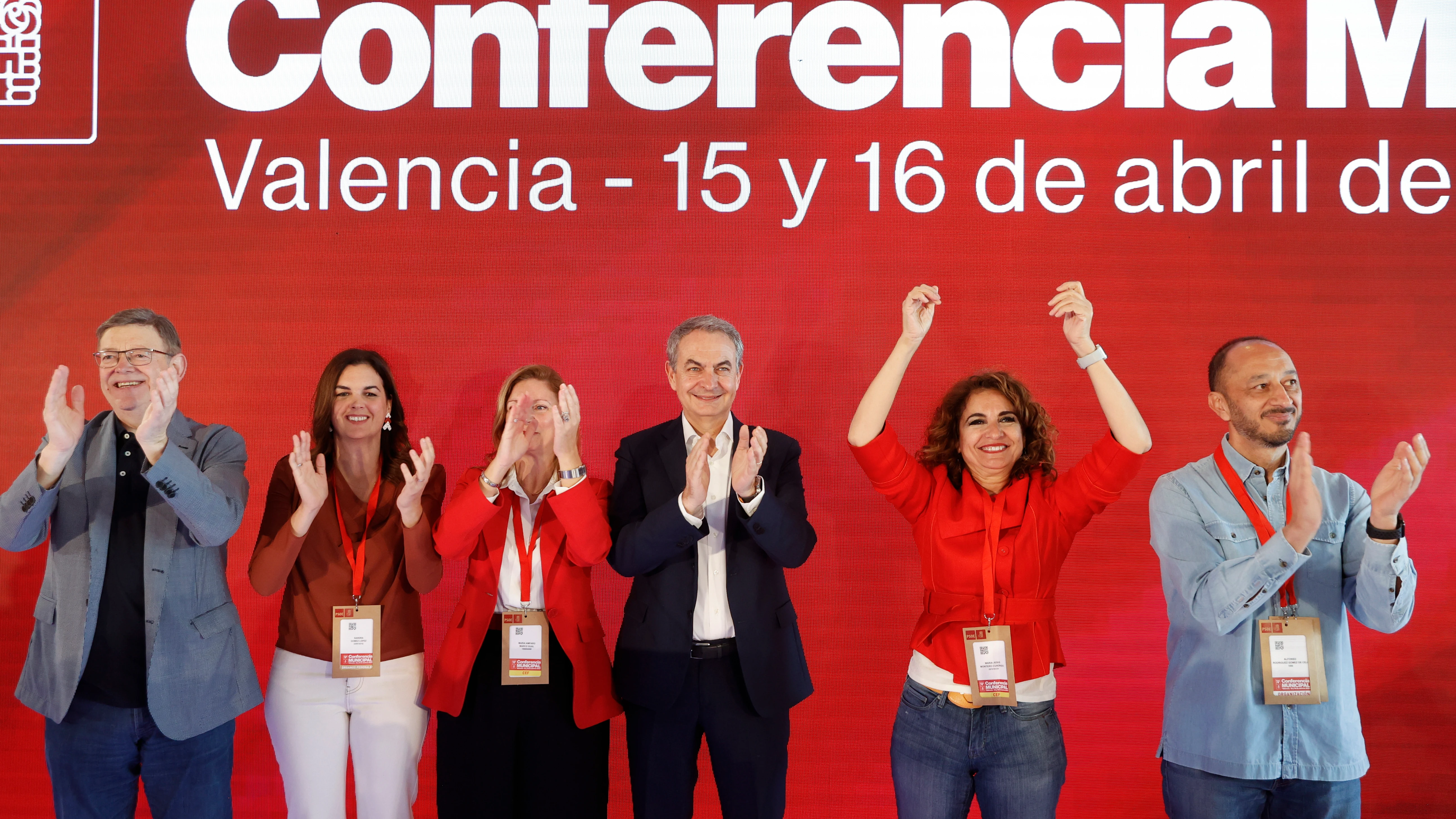 la apertura de la Convención Municipal del PSOE celebrada este fin de semana en Valencia.