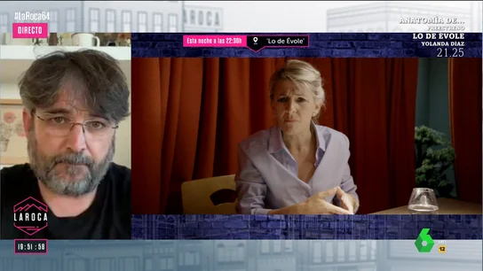 LA ROCA - JORDI ÉVOLE: "YOLANDA DÍAZ PIERDE LA SONRISA PARA MOSTRAR INQUIETUD NO SE PONE DE PERFIL" LA ROCA - JORDI ÉVOLE: "YOLANDA DÍAZ PIERDE LA SONRISA PARA MOSTRAR INQUIETUD NO SE PONE DE PERFIL"