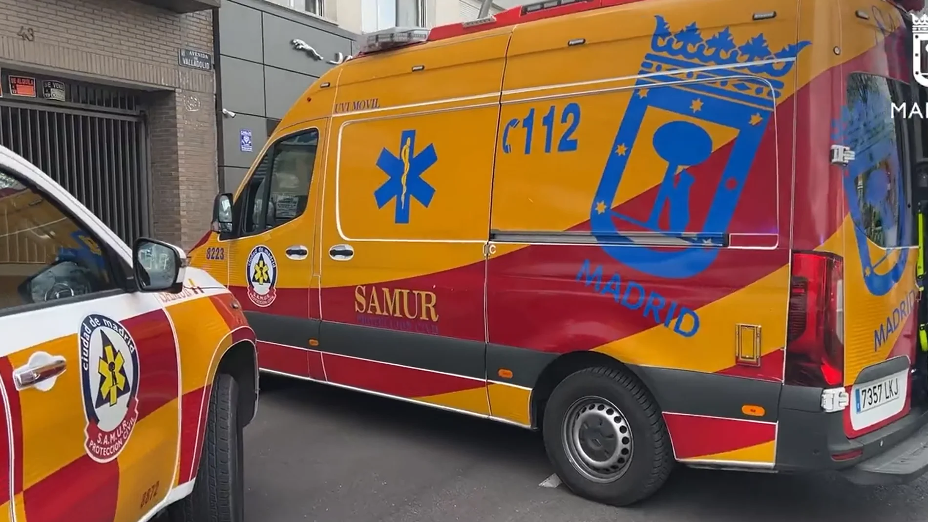 Ambulancia del SAMUR 112 de Madrid