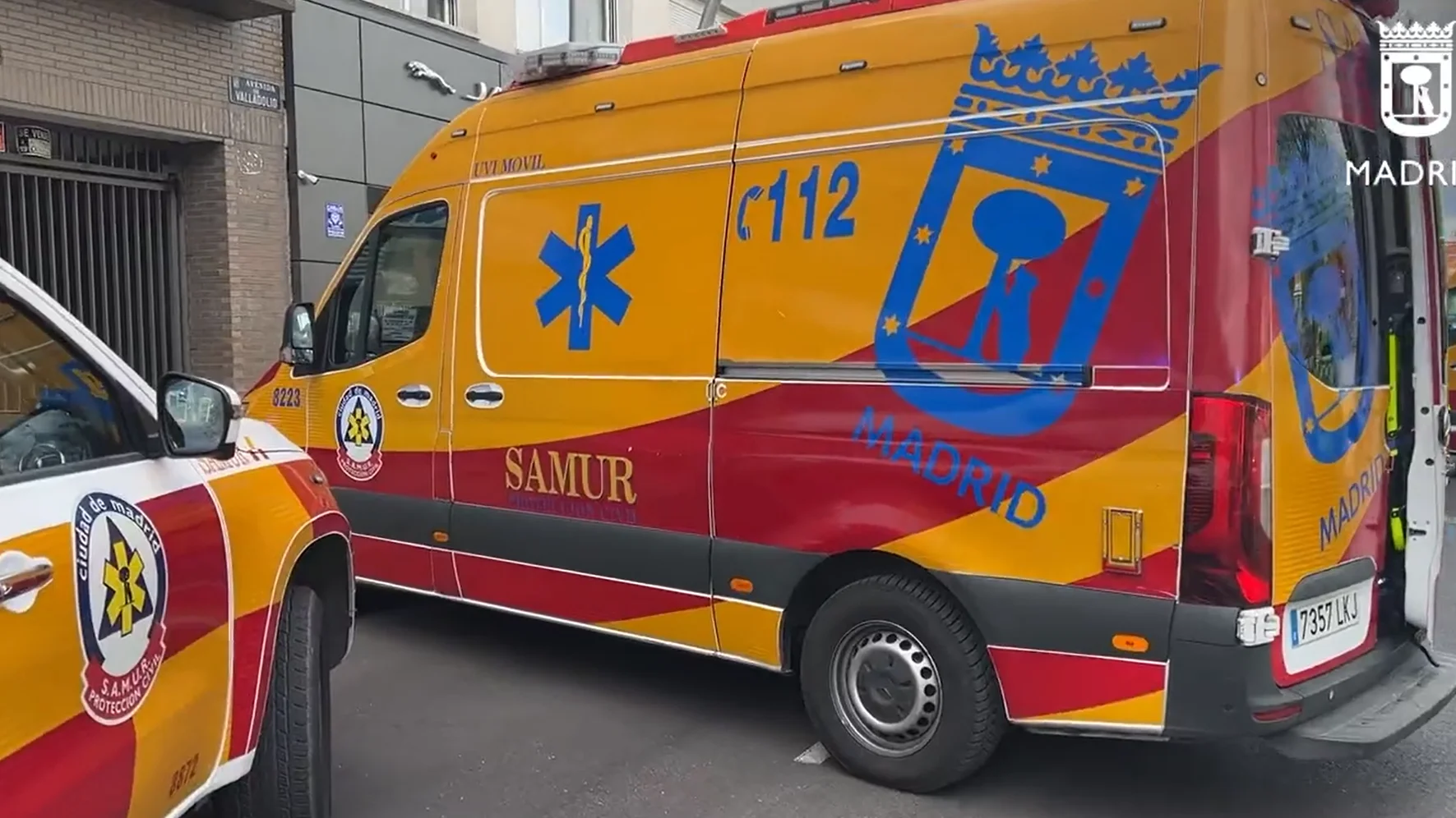 Ambulancia del SAMUR 112 de Madrid