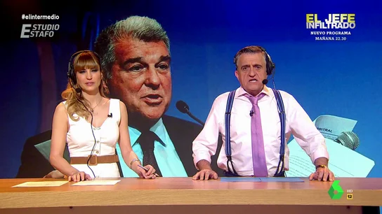 Wyoming analiza el planteamiento defensivo de Laporta en el Caso Negreira En este vídeo de El Intermedio, Wyoming y Sandra Sabatés comentan las declaraciones de Joan Laporta sobre los pagos del FC Barcelona a Enríquez Negreira, en las que también ha acusado al Real Madrid de ser el favorecido por los árbitros.