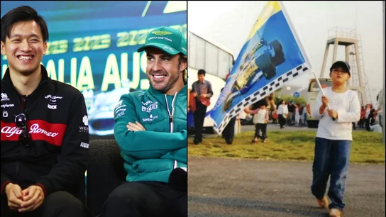 Zhoy y Fernando Alonso Zhoy y Fernando Alonso