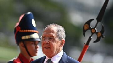 El ministro de Exteriores de Rusia, Sergei Lavrov, en Brasil