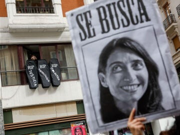 Imagen de archivo de una manifestación de los letrados de la administración de Justicia. 