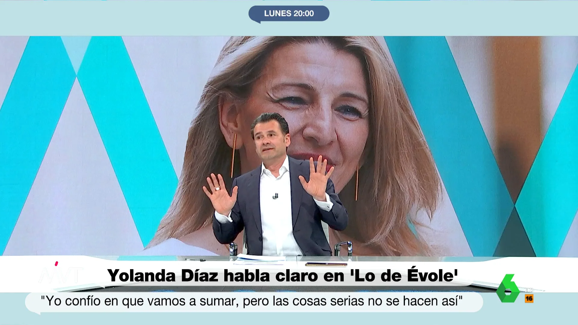 Más Vale Tarde analiza la entrevista de Yolanda Díaz en 'Lo de Évole', donde aseguró que Pablo Iglesias y Pedro Sánchez habían tenido comportamientos machistas. En este vídeo, Iñaki López hace autocrítica y asegura que "tenemos que aprender".