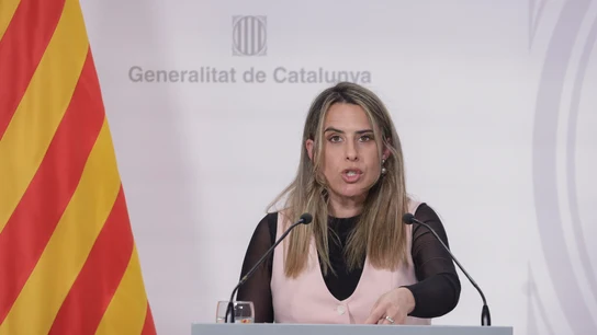 La portavoz del Govern, Patricia Plaja La portavoz del Govern, Patricia Plaja