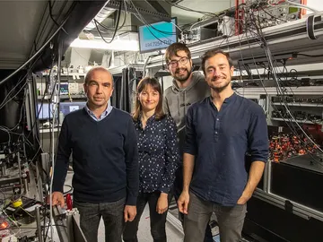 nvestigadores del ICFO que han participado en el experimento nvestigadores del ICFO que han participado en el experimento