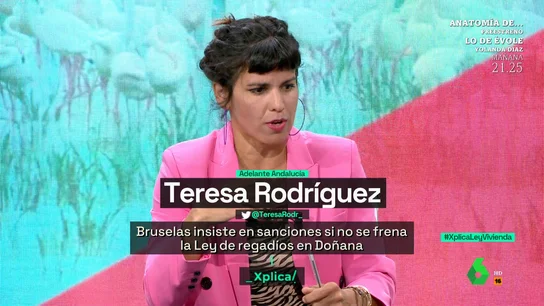 XPLICA TERESA RODRÍGUEZ: "YA ES TARDE PARA DOÑANA" XPLICA TERESA RODRÍGUEZ: "YA ES TARDE PARA DOÑANA"