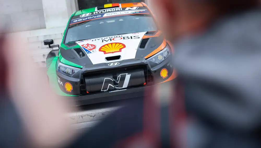 El i20 N Rally1 viste los colores de Irlanda El i20 N Rally1 viste los colores de Irlanda