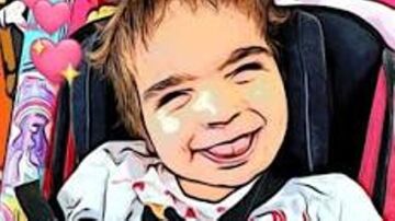 Ilustración de Marta, la niña de 4 años con una enfermedad ultra rara