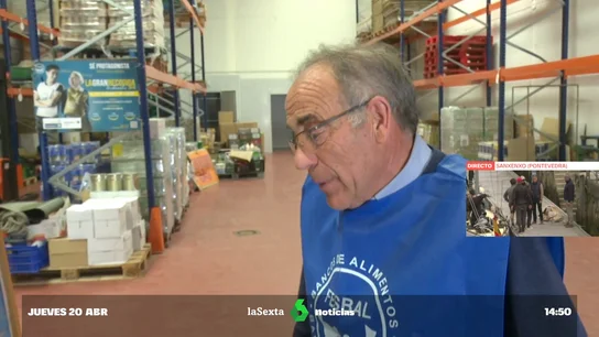 El presidente del Banco de Alimentos de Segovia El presidente del Banco de Alimentos de Segovia