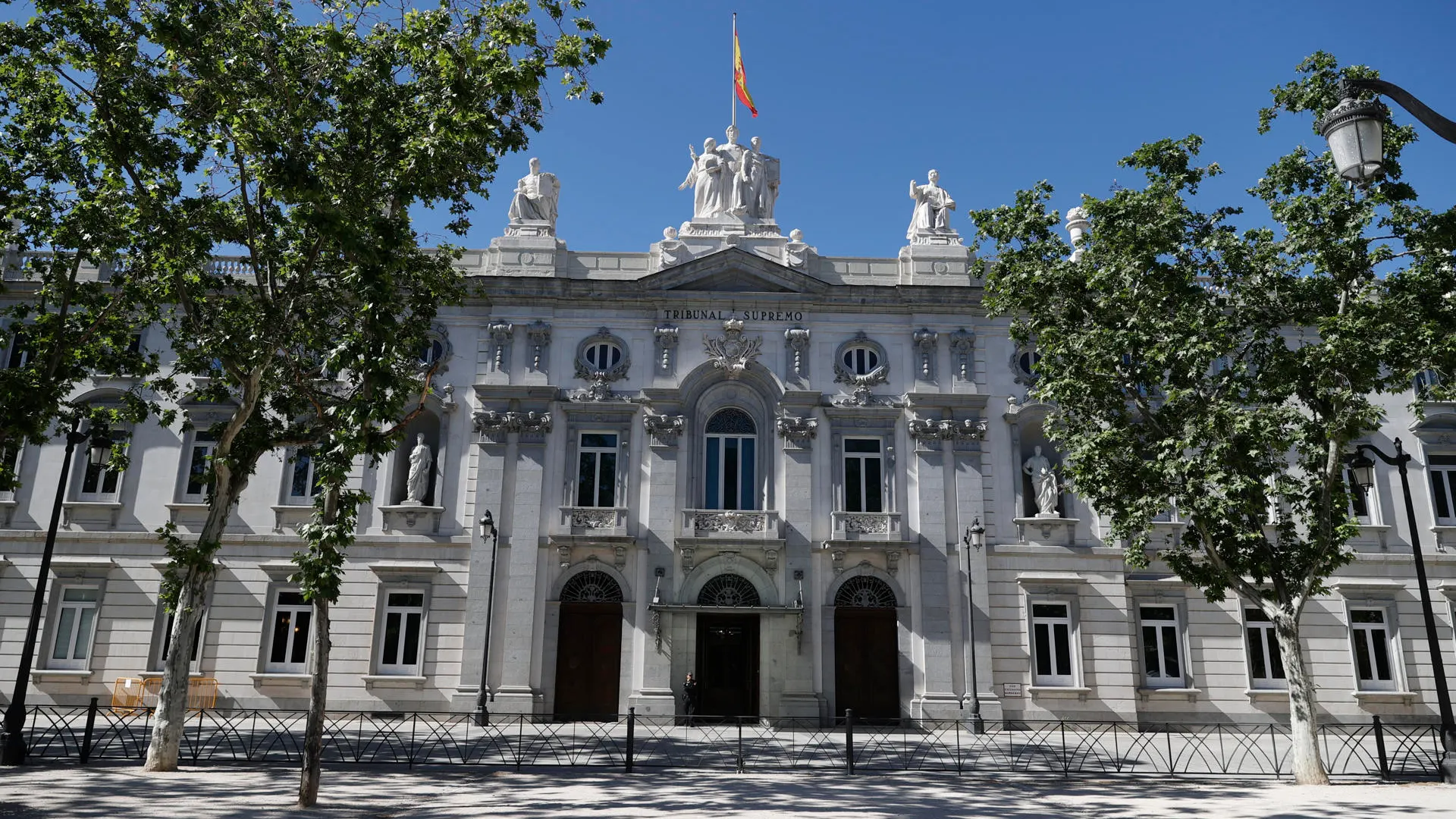 Fachada del Tribunal Supremo, en Madrid.