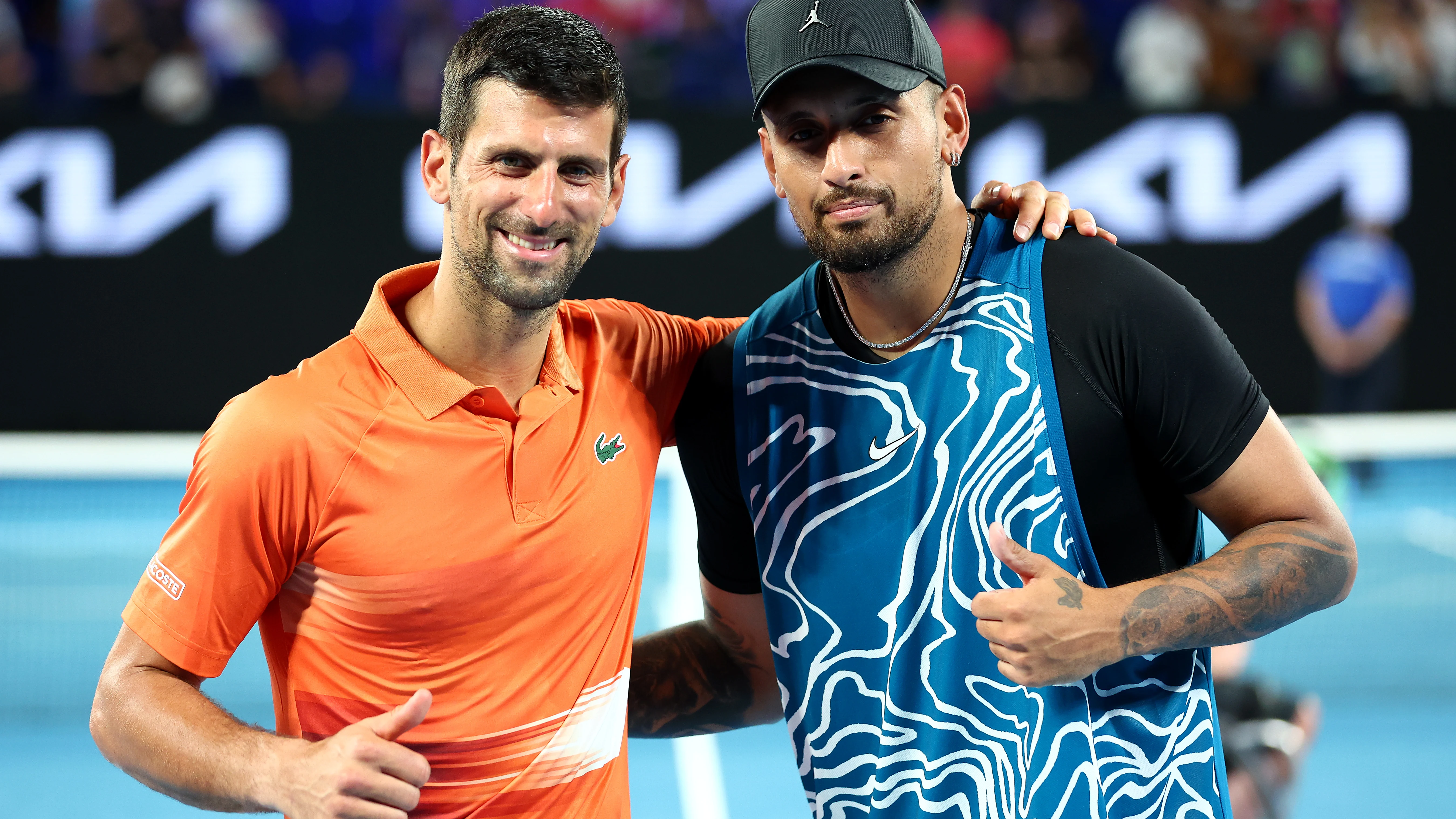 Novak Djokovic y Nick Kyrgios