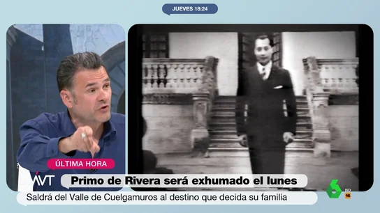 Iñaki López, ante la exhumación de Primo de Rivera: "A su familia le hacen caso, a las 40.000 que quieren sacar los restos, no tanto" Iñaki López, ante la exhumación de Primo de Rivera: "A su familia le hacen caso, a las 40.000 que quieren sacar los restos, no tanto"