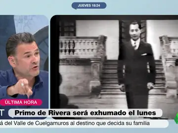 Iñaki López, ante la exhumación de Primo de Rivera: &quot;A su familia le hacen caso, a las 40.000 que quieren sacar los restos, no tanto&quot;