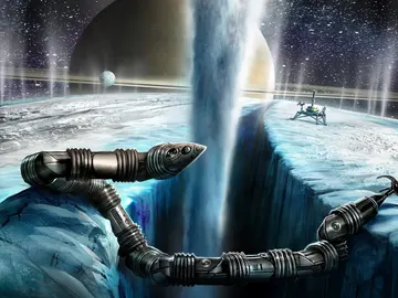 La serpiente robot de la NASA para investigar una luna de Saturno La serpiente robot de la NASA para investigar una luna de Saturno