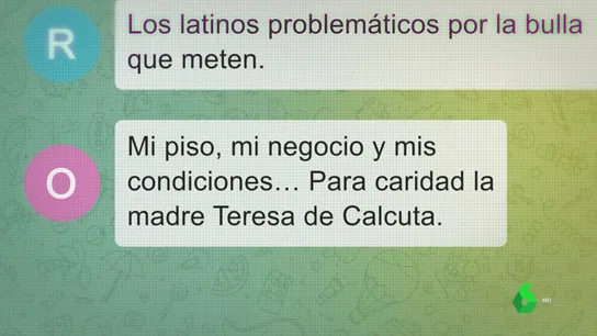 "Para caridad, la madre Teresa": el indignante chat entre propietarios que alquilan por habitaciones "Para caridad, la madre Teresa": el indignante chat entre propietarios que alquilan por habitaciones