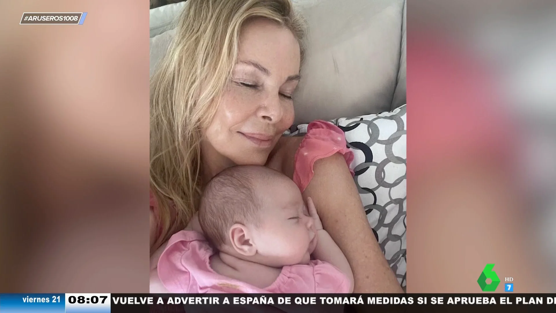 Ana Obregón celebra el primer mes de su nieta Ana Sandra con una foto juntas: "El amor siempre triunfa"